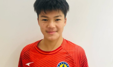 FB官网:刘凯源本赛季西班牙加泰U16优选联赛首发18次，已打入9球